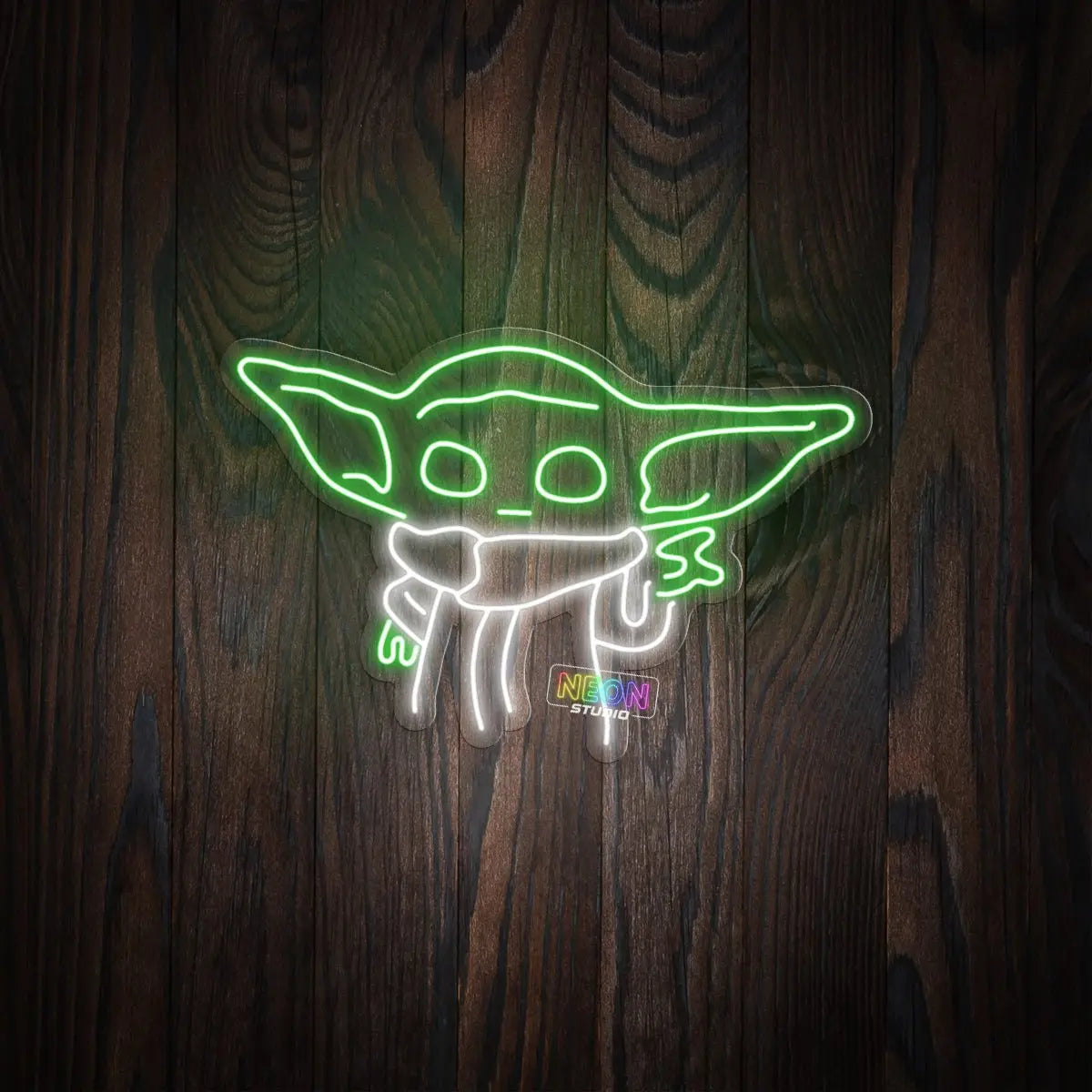 Baby Yoda! neon sign