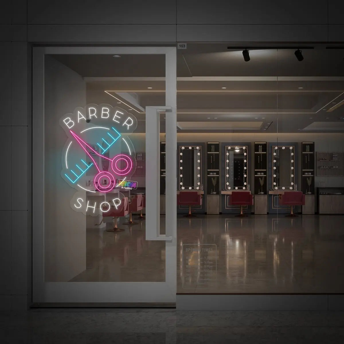 Barber Shop neon sign