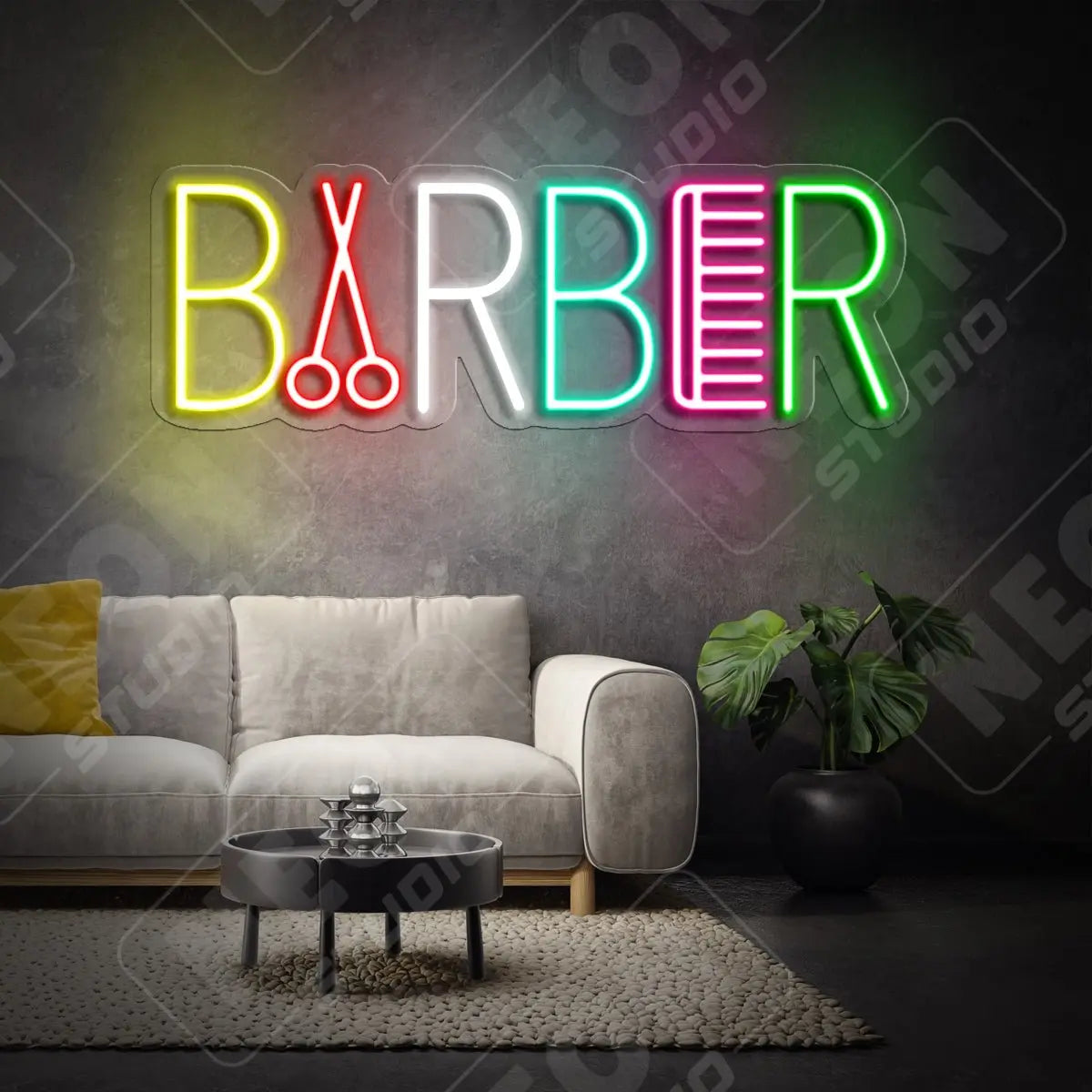 Barber neon sign
