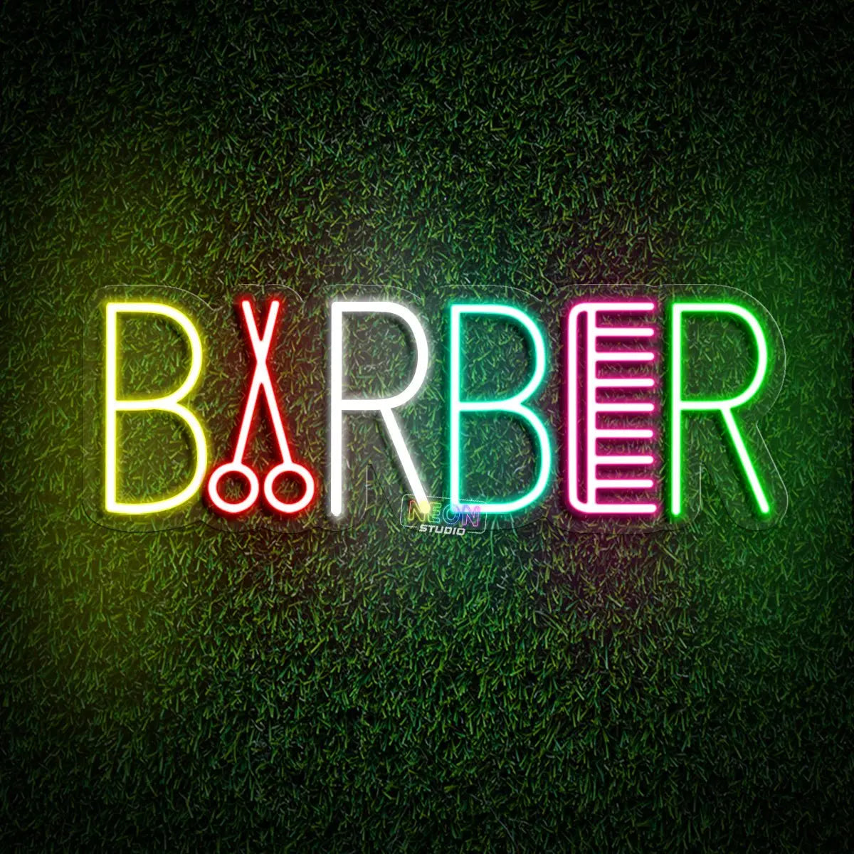 Barber neon sign