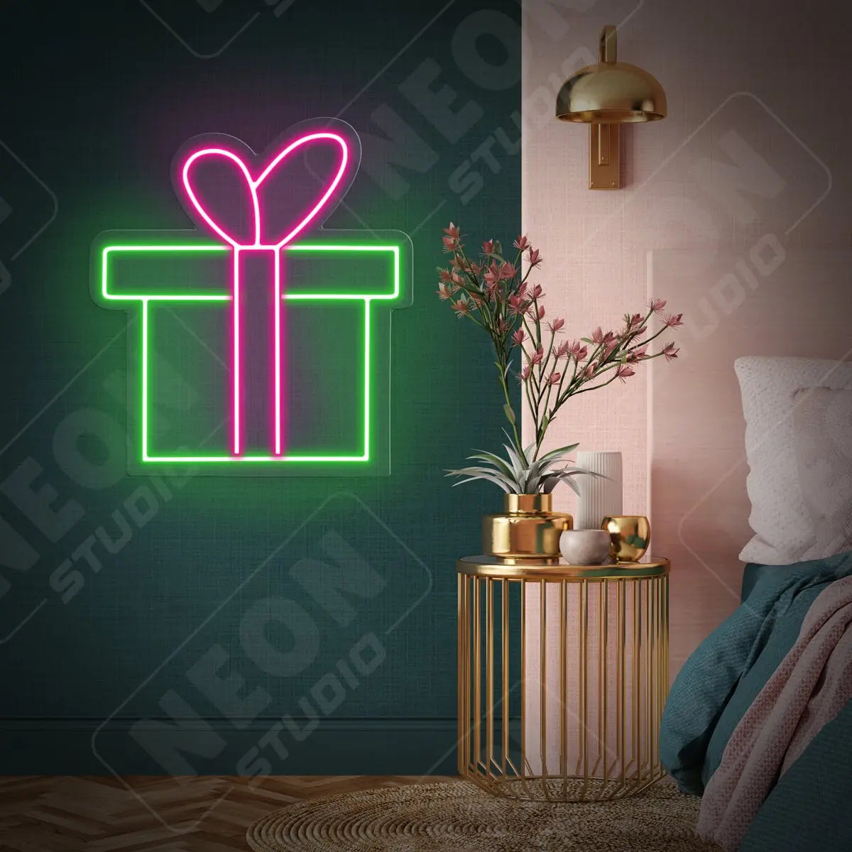 Birthday Present neon sign