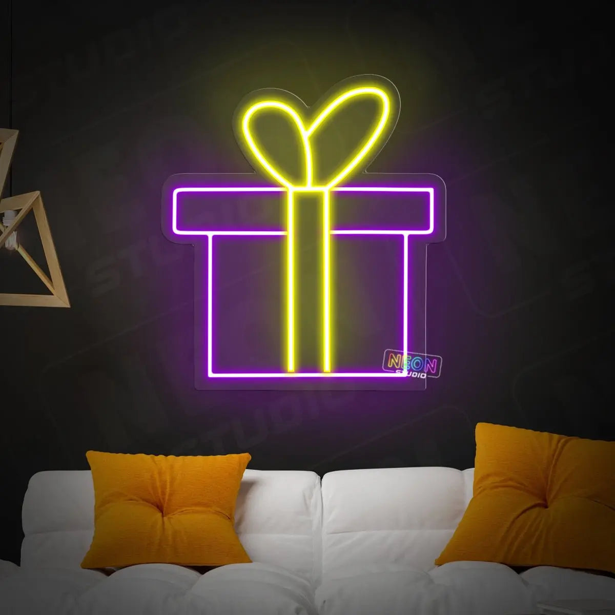 Birthday Present neon sign