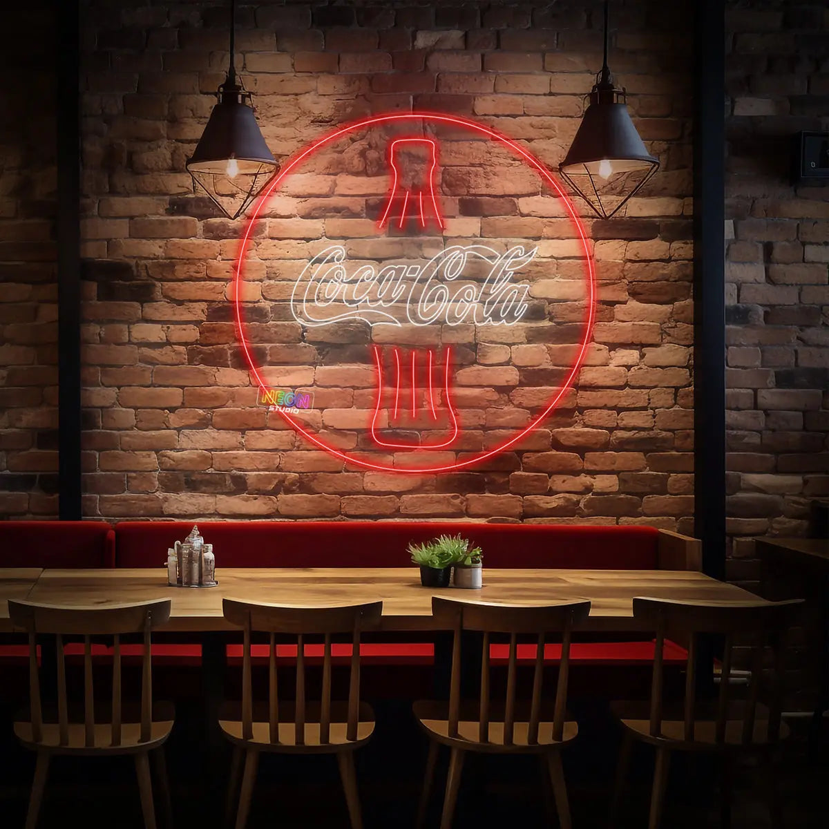 Coca Cola Bottle neon sign