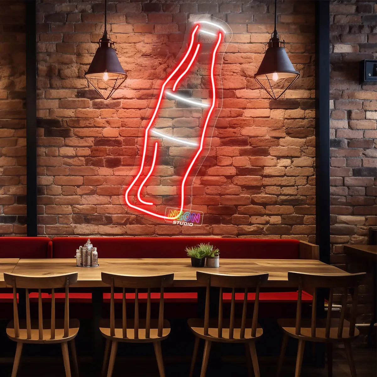 Coke Bottle neon sign