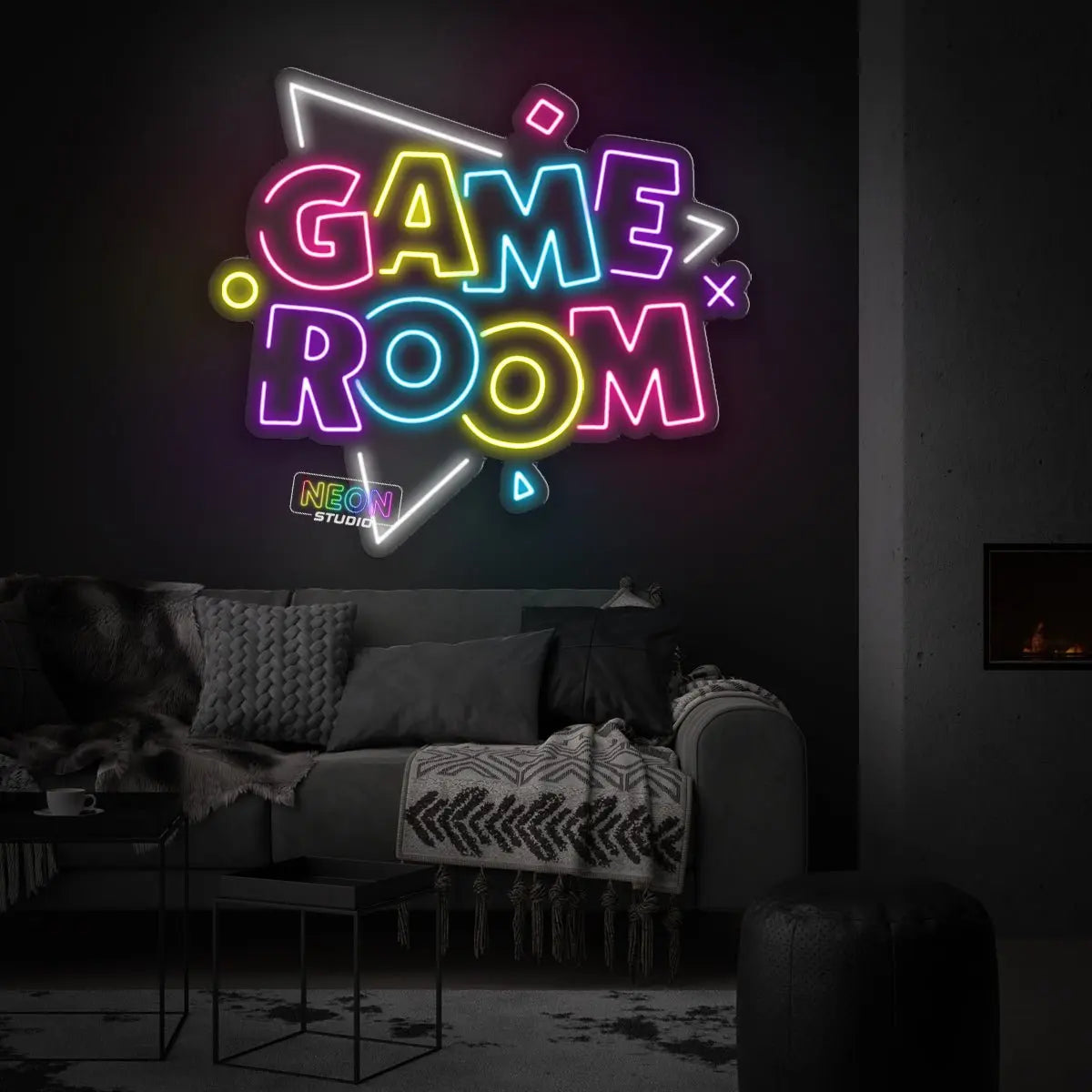 Colorful Gaming Room neon sign