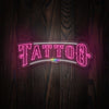 Curved Tattoo Text neon sign