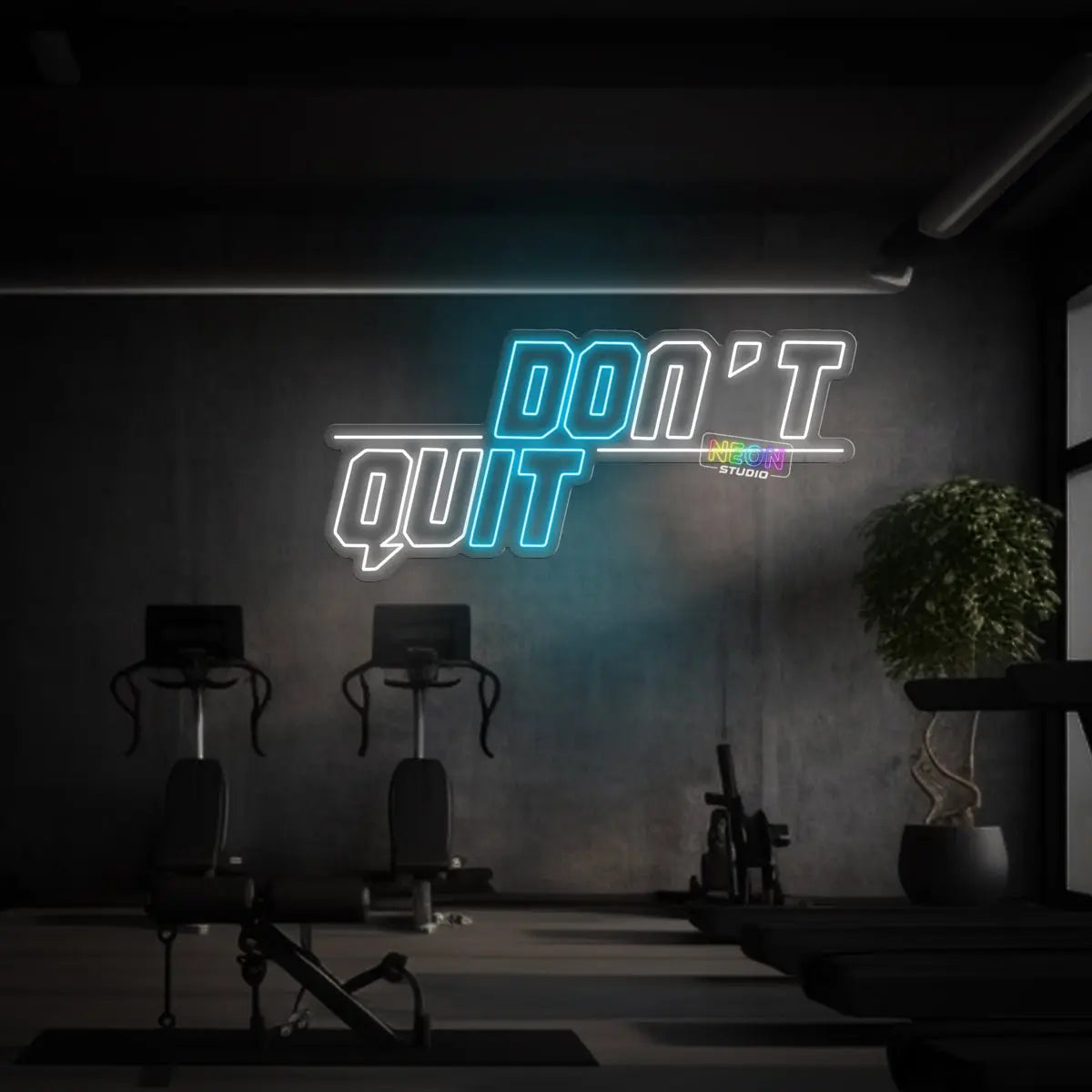 Don't Quit, Do It! neon sign