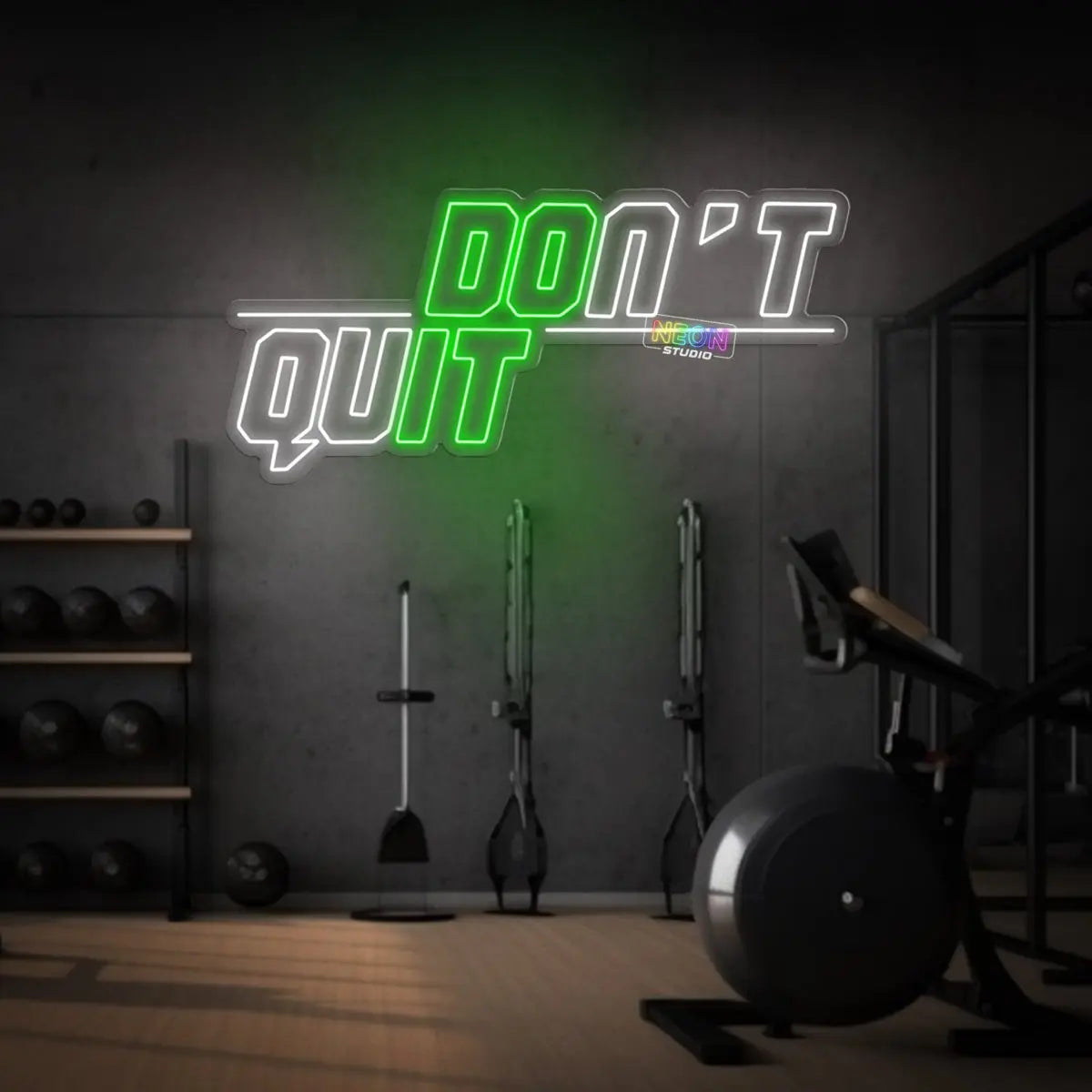 Don't Quit, Do It! neon sign