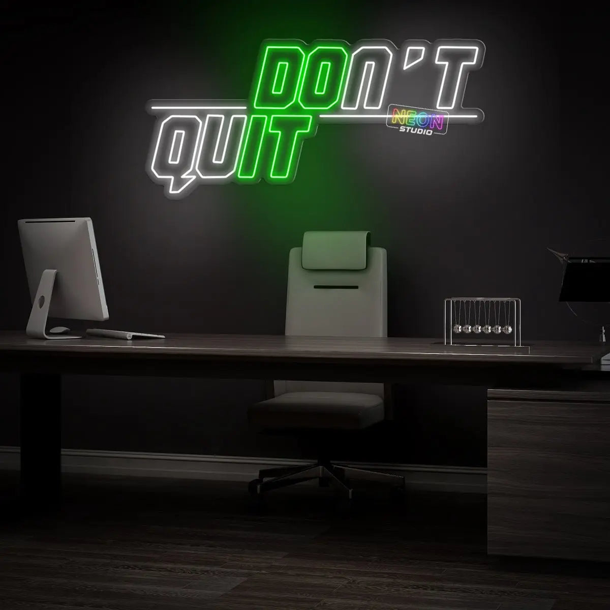 Don't Quit, Do It! neon sign