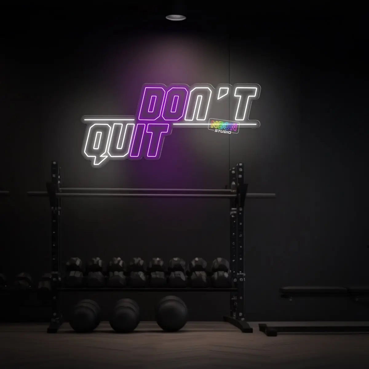 Don't Quit, Do It! neon sign