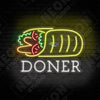 Doner neon sign