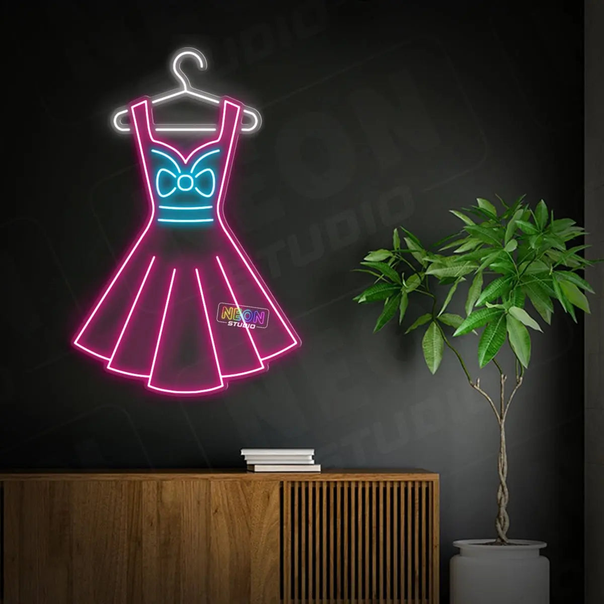 Dress Shop neon sign