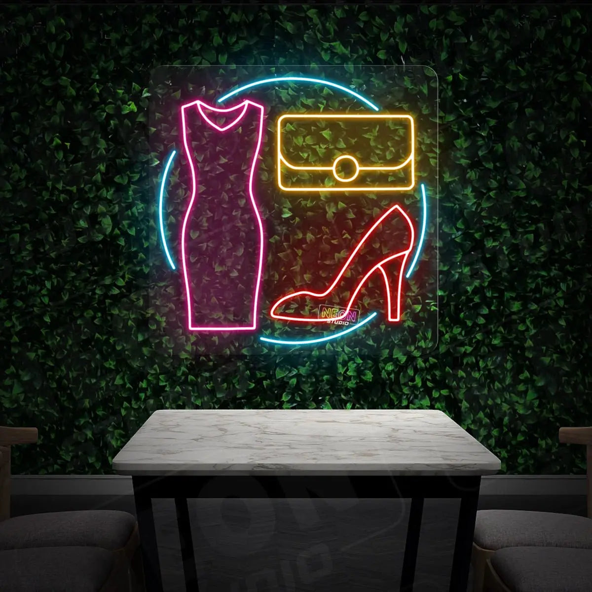 Fashion gallery neon sign