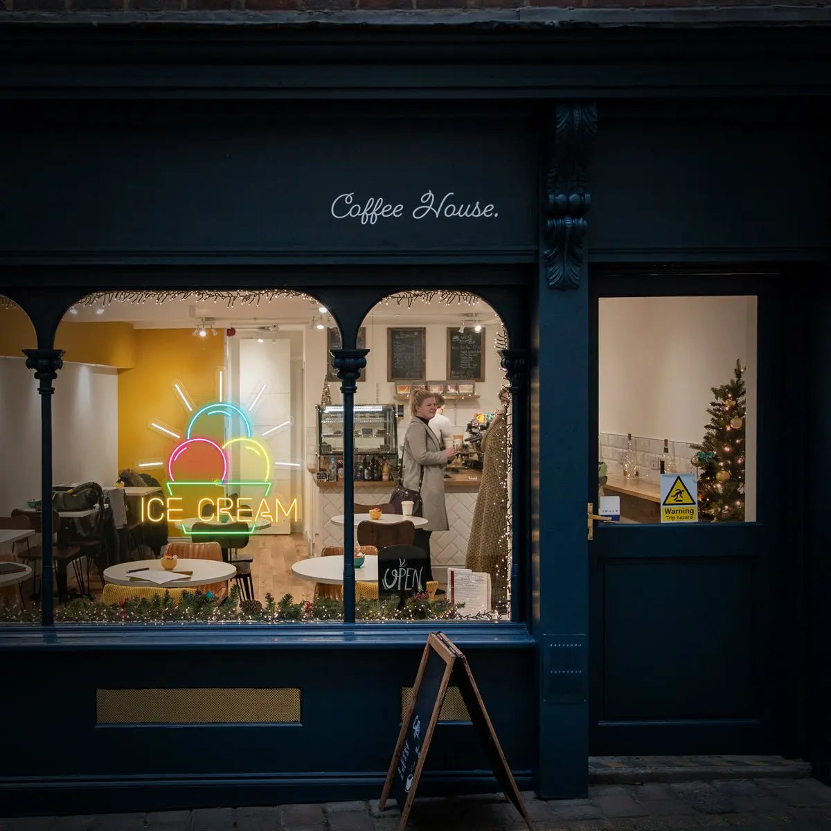 Favorite ice cream neon sign