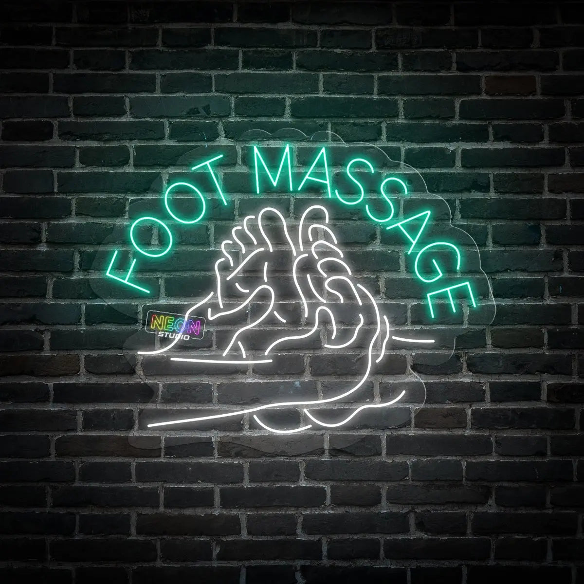 Foot Massage neon sign