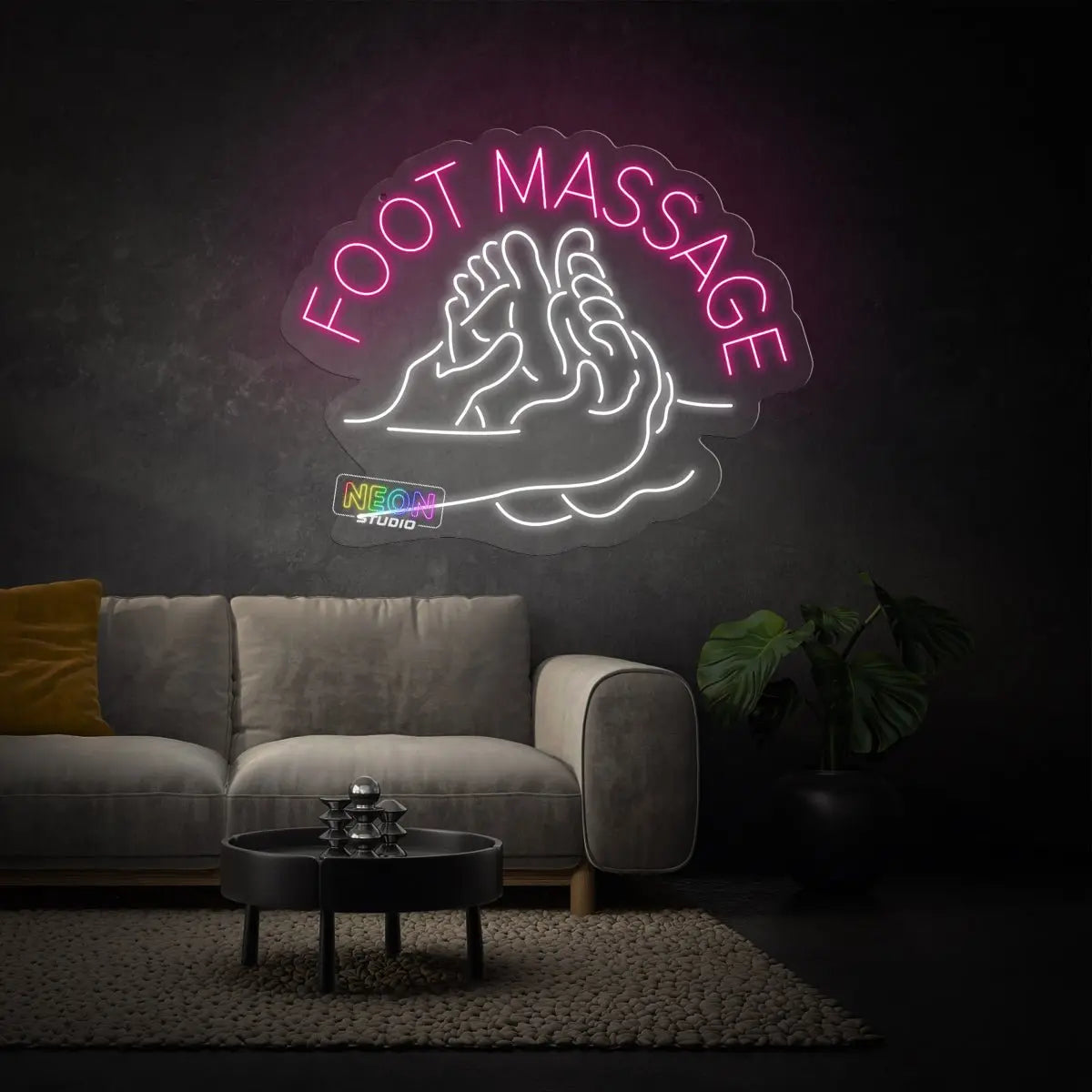 Foot Massage neon sign