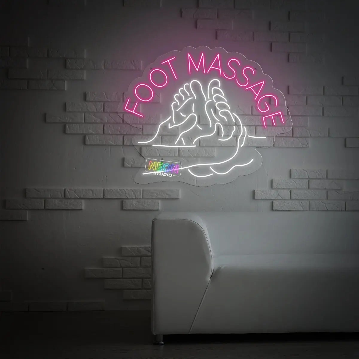 Foot Massage neon sign