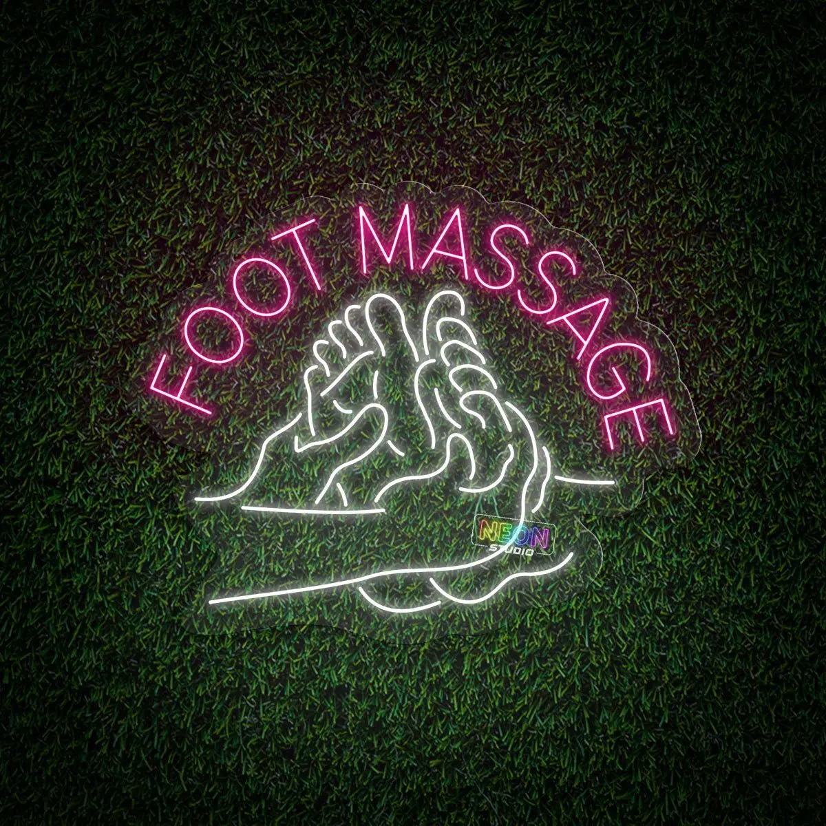Foot Massage neon sign
