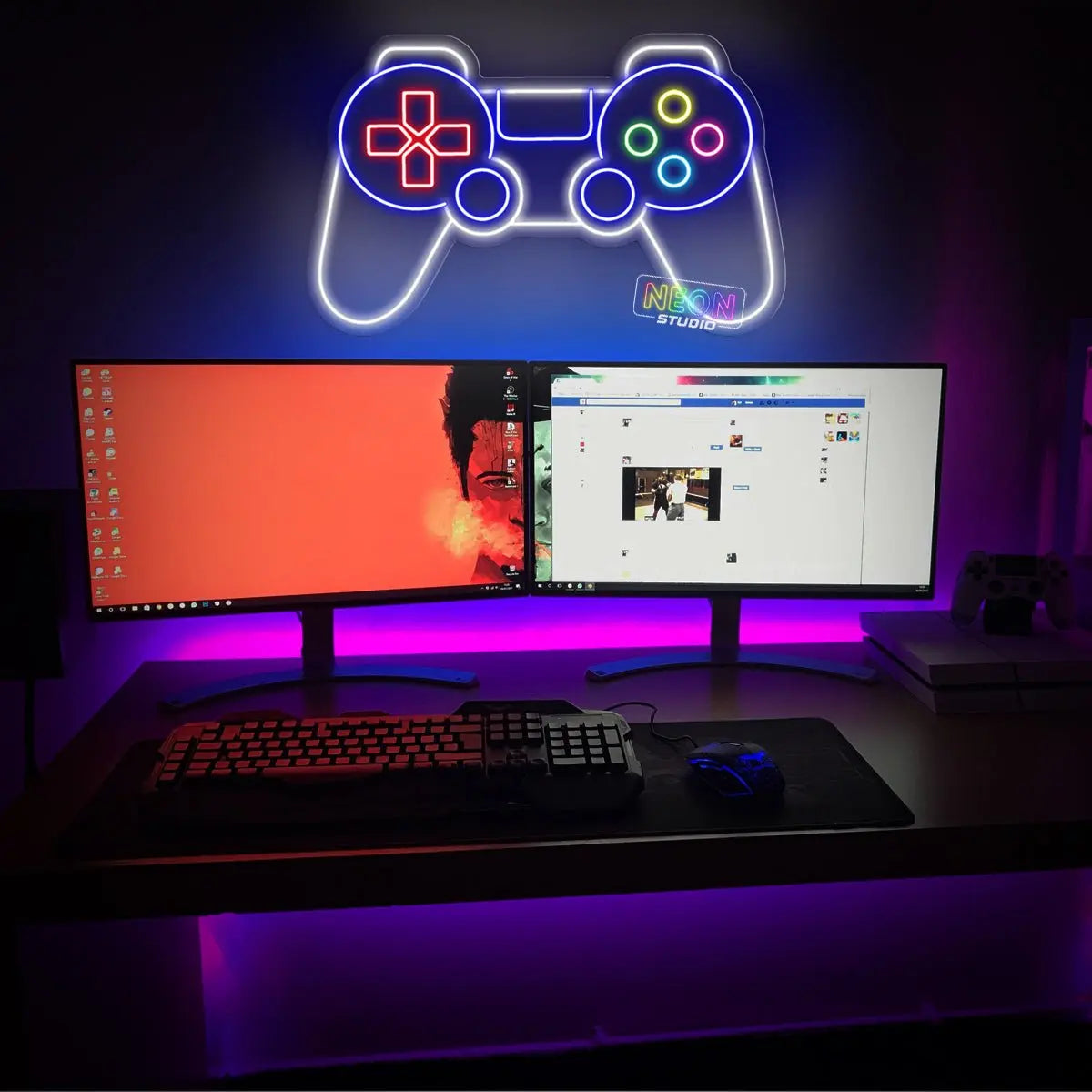 Game Controller neon sign