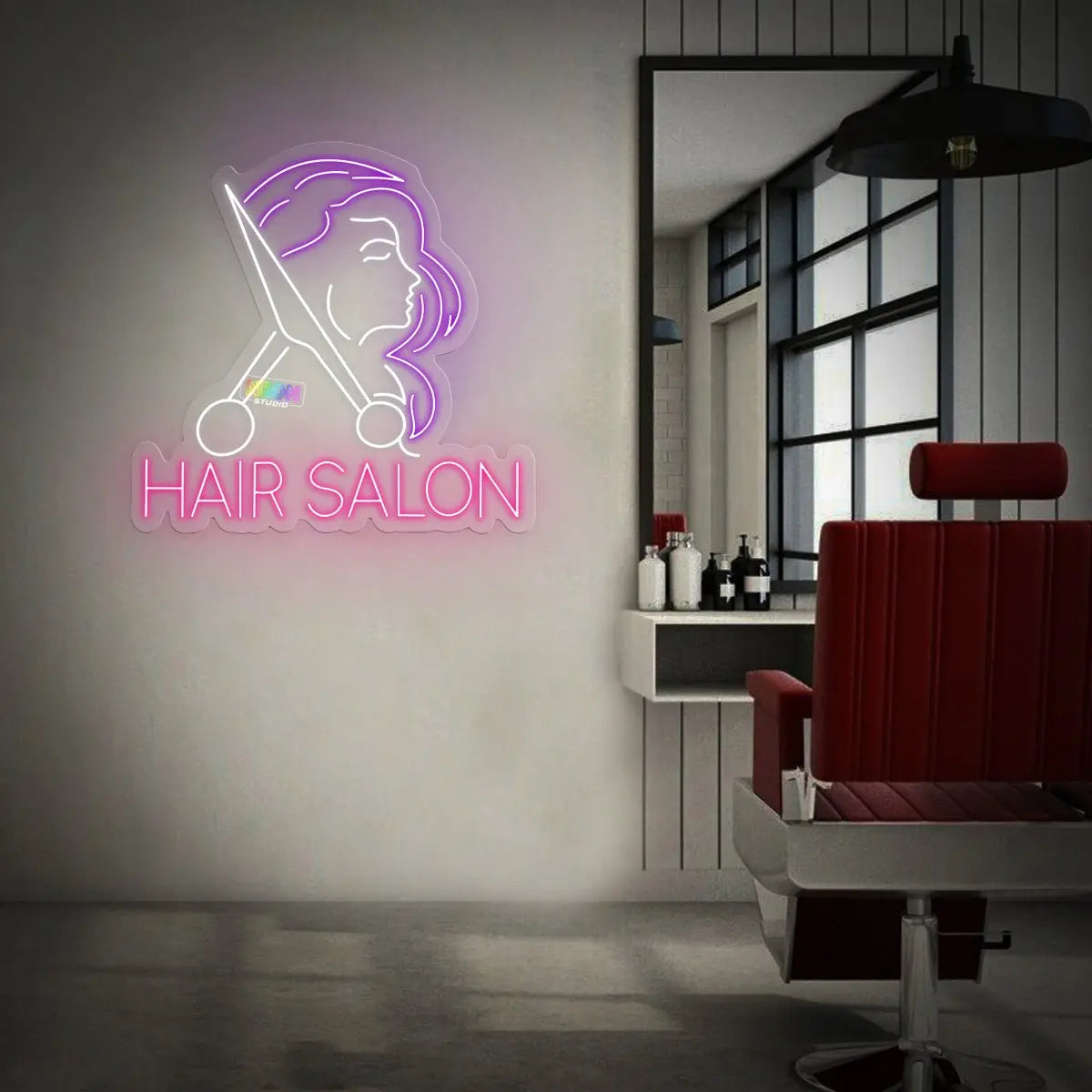 Hair Salon neon sign