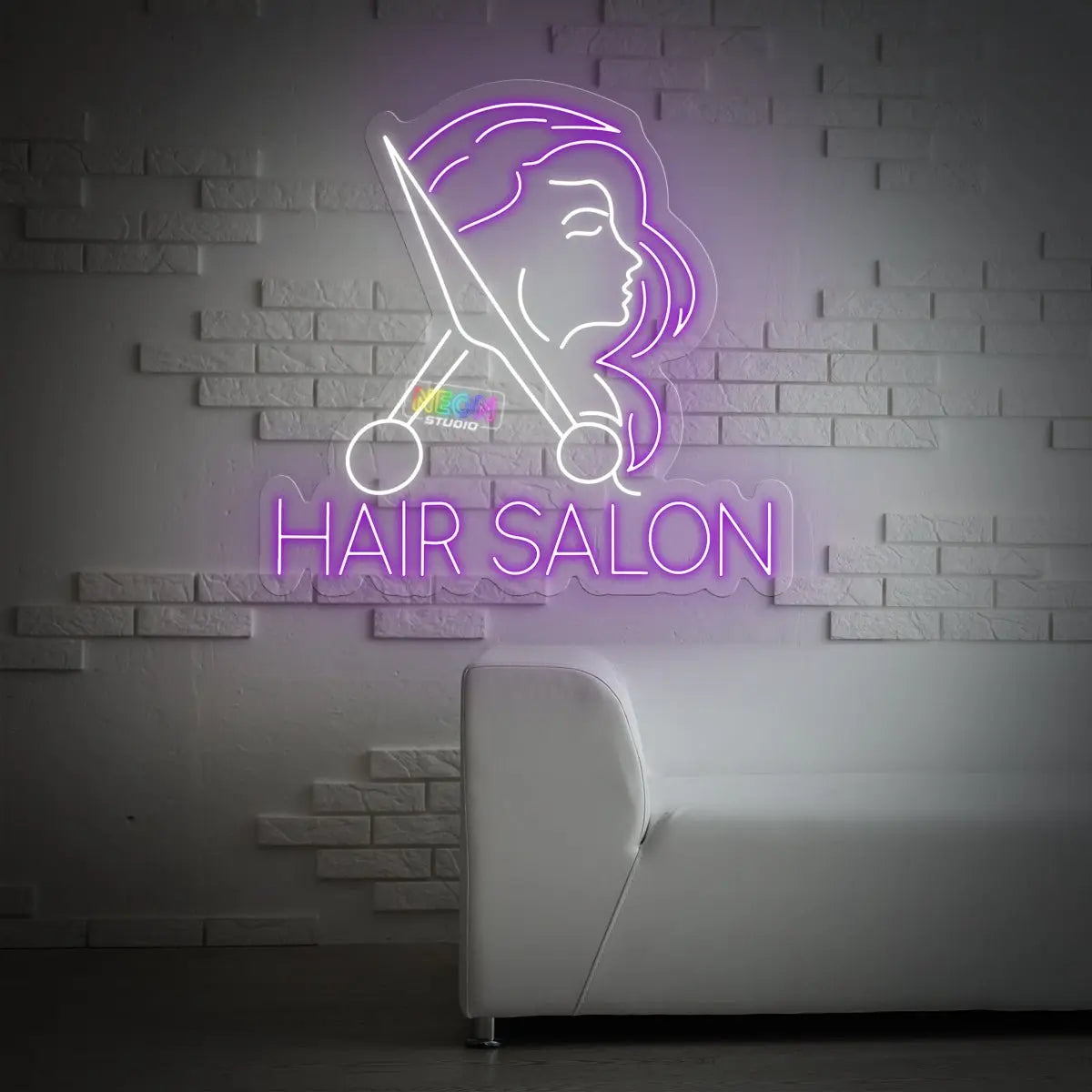 Hair Salon neon sign