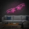 Hand Of God neon sign