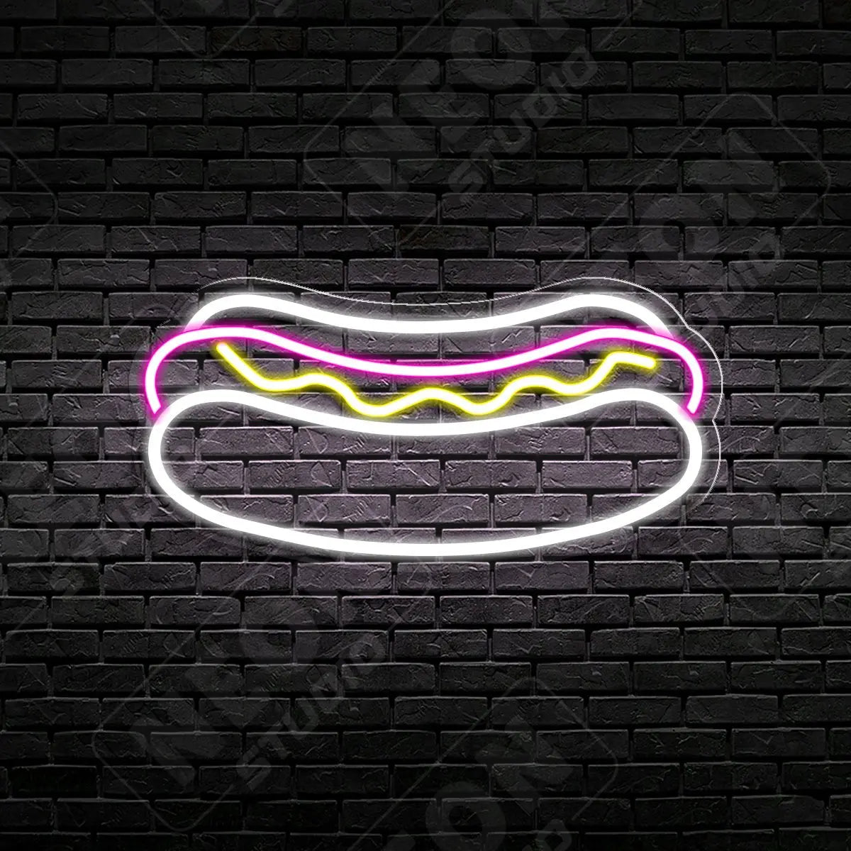Hotdog neon sign
