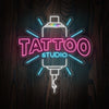Ink Bottle & Tattoo Studio neon sign