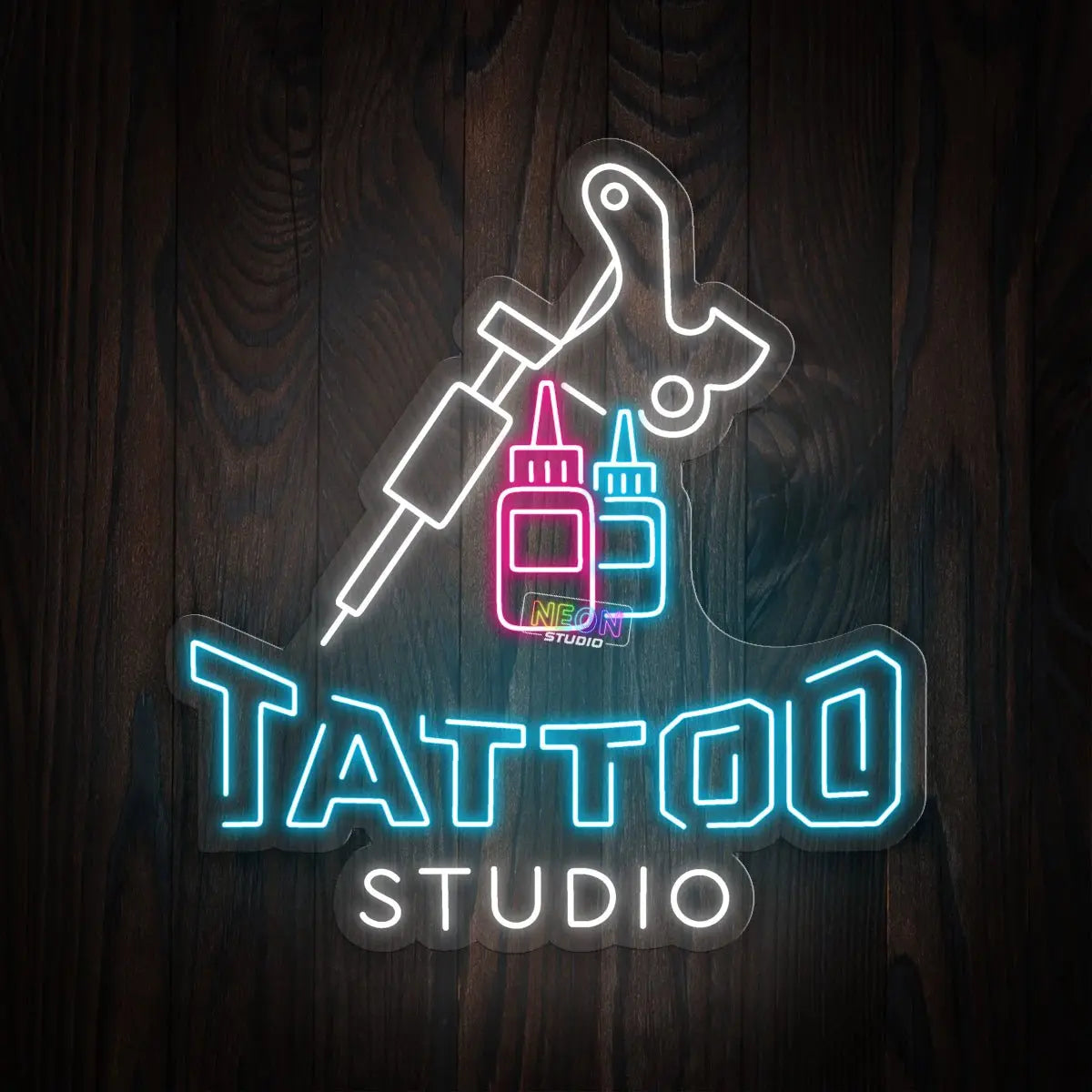 Ink & Tattoo Studio neon sign