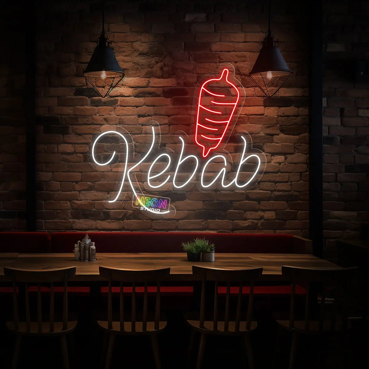 Kebab neon sign