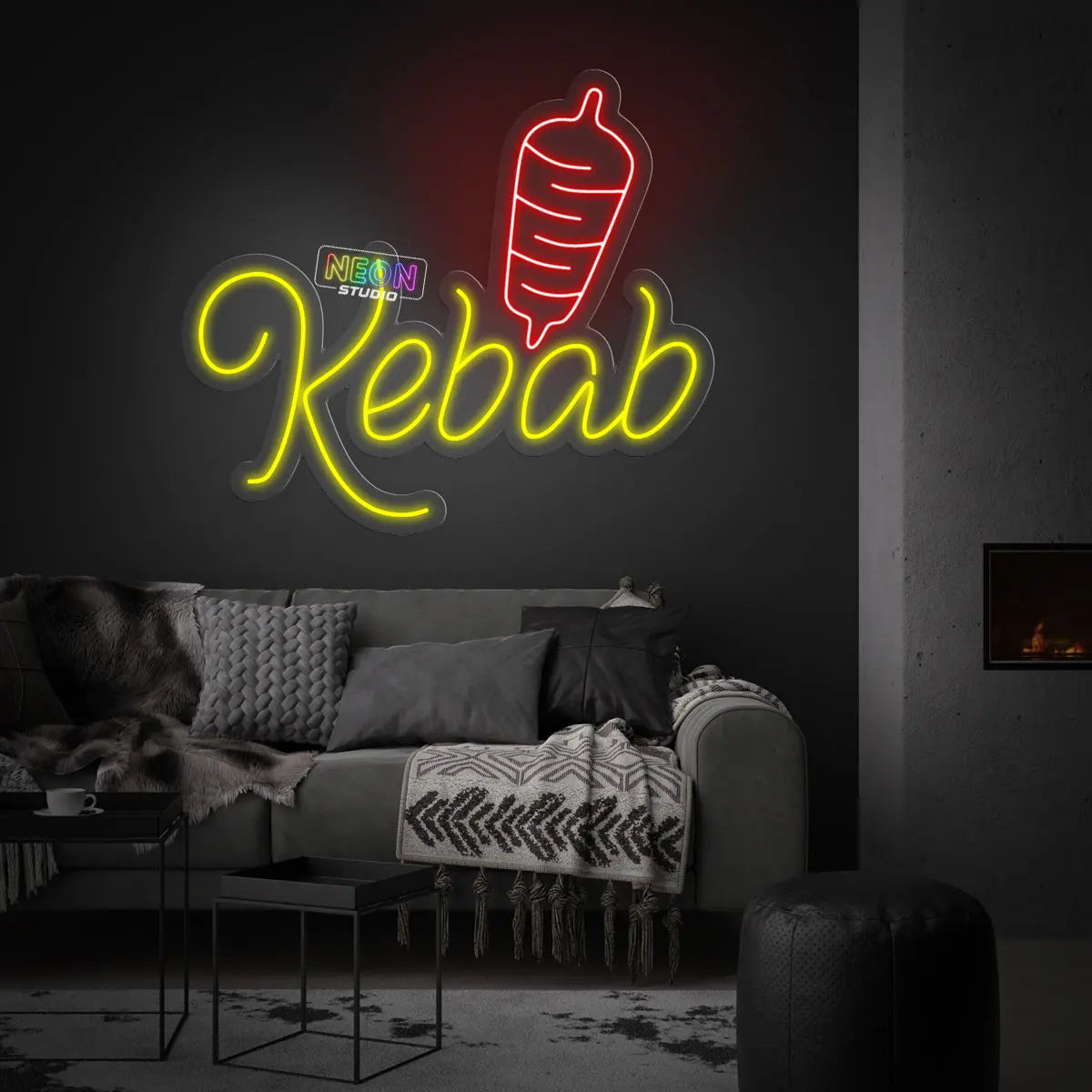 Kebab neon sign