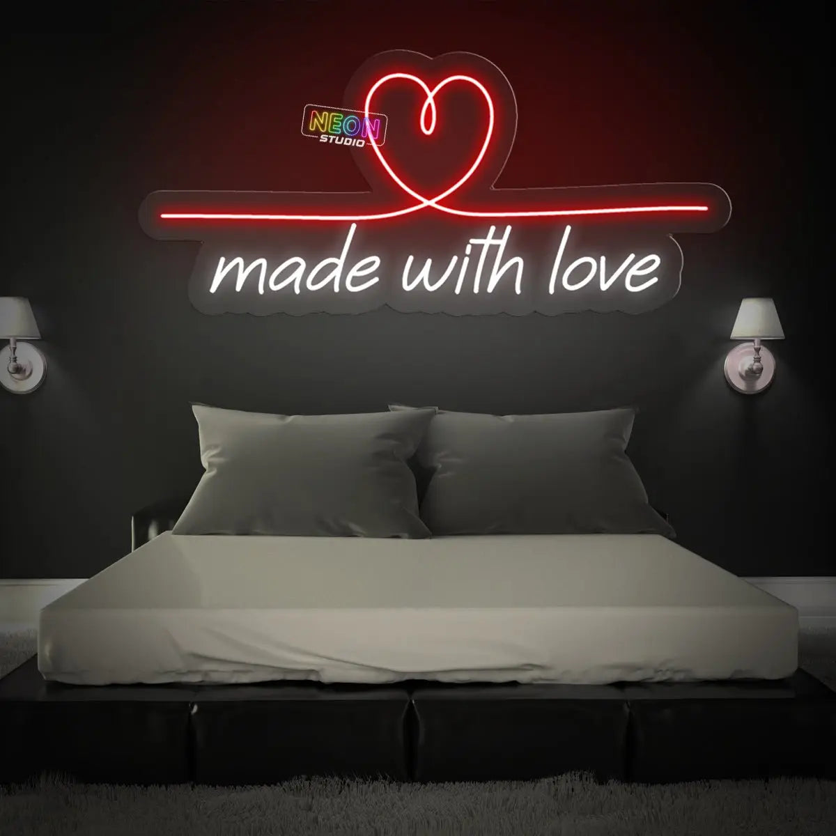 Made With Love neon sign