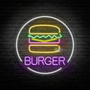 Burger round shape