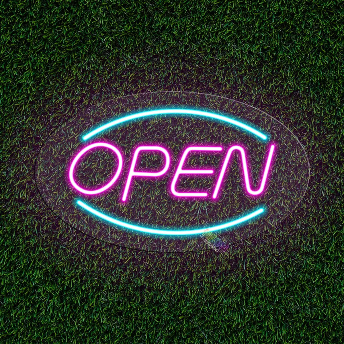 Open Sign Round Shape neon sign