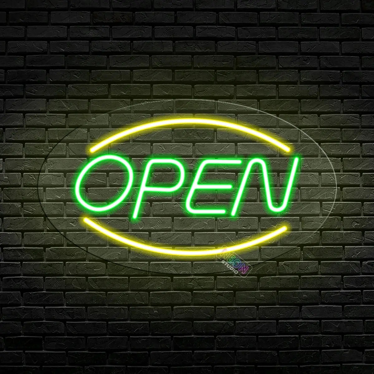 Open Sign Round Shape neon sign
