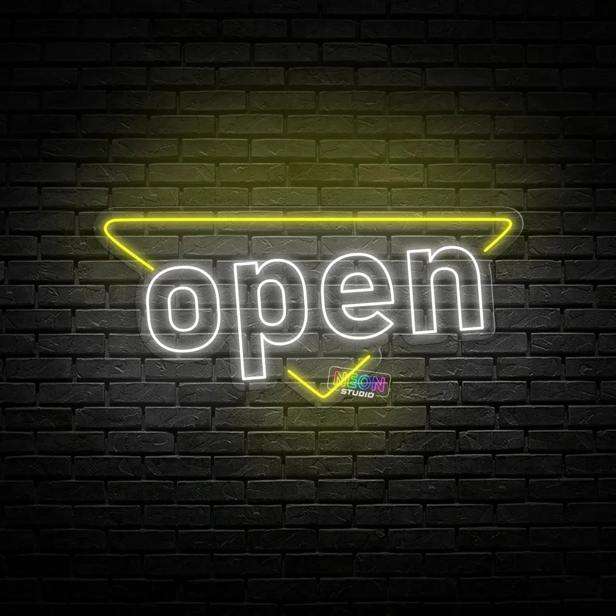 Open Triangle - Open Neon Sign neon sign