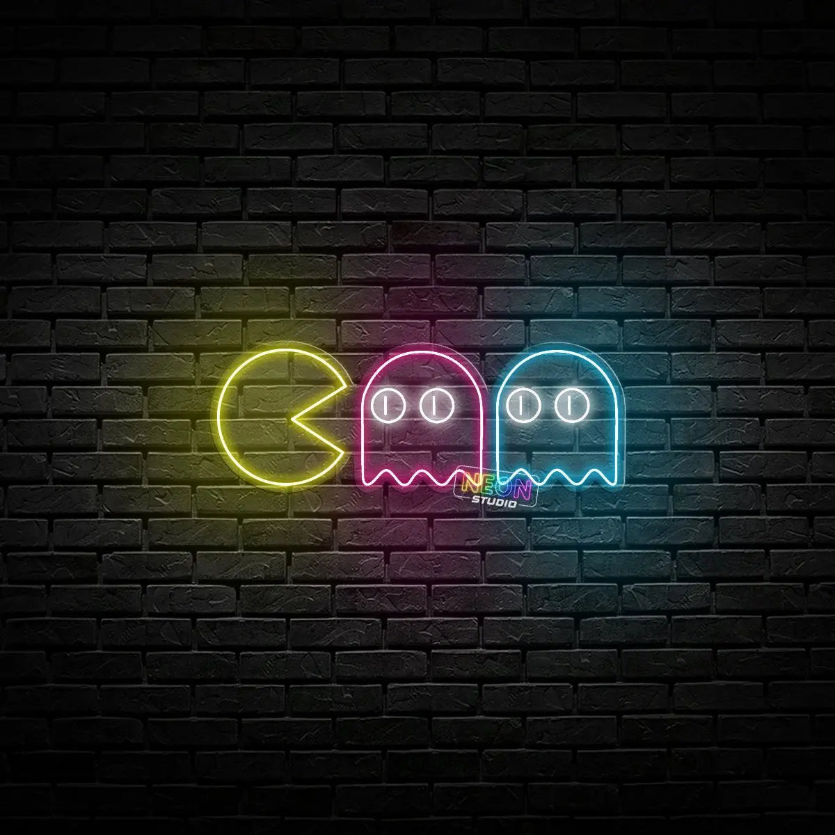 Pac Man neon sign