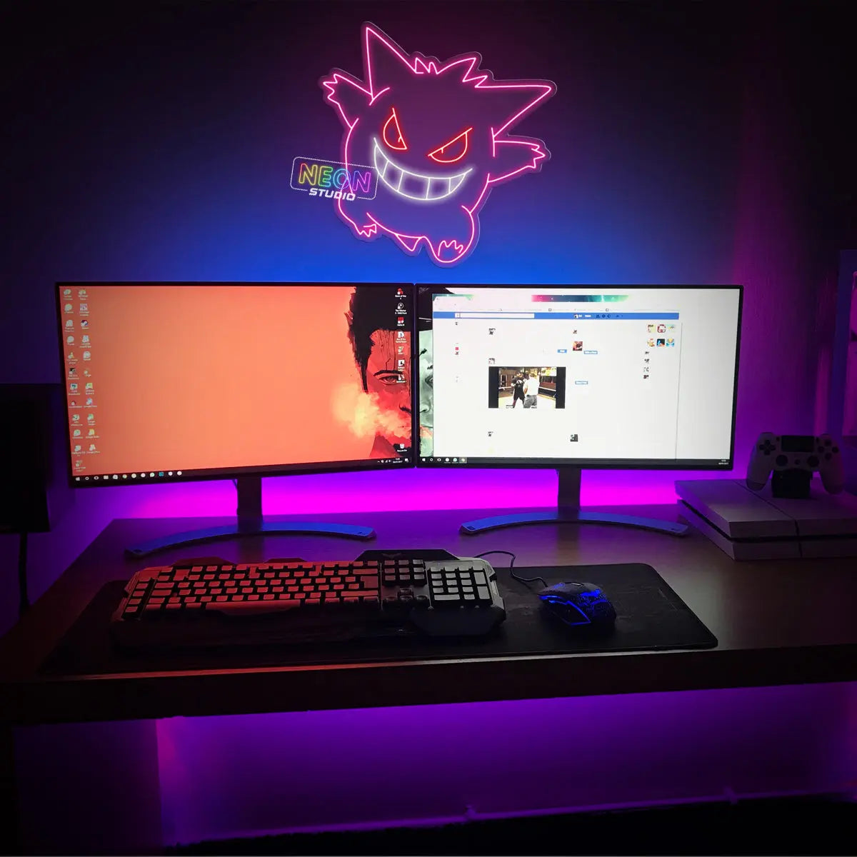 Pokemon Gengar neon sign