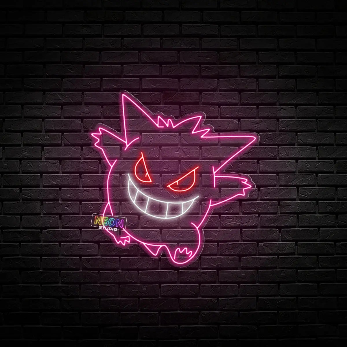 Pokemon Gengar neon sign