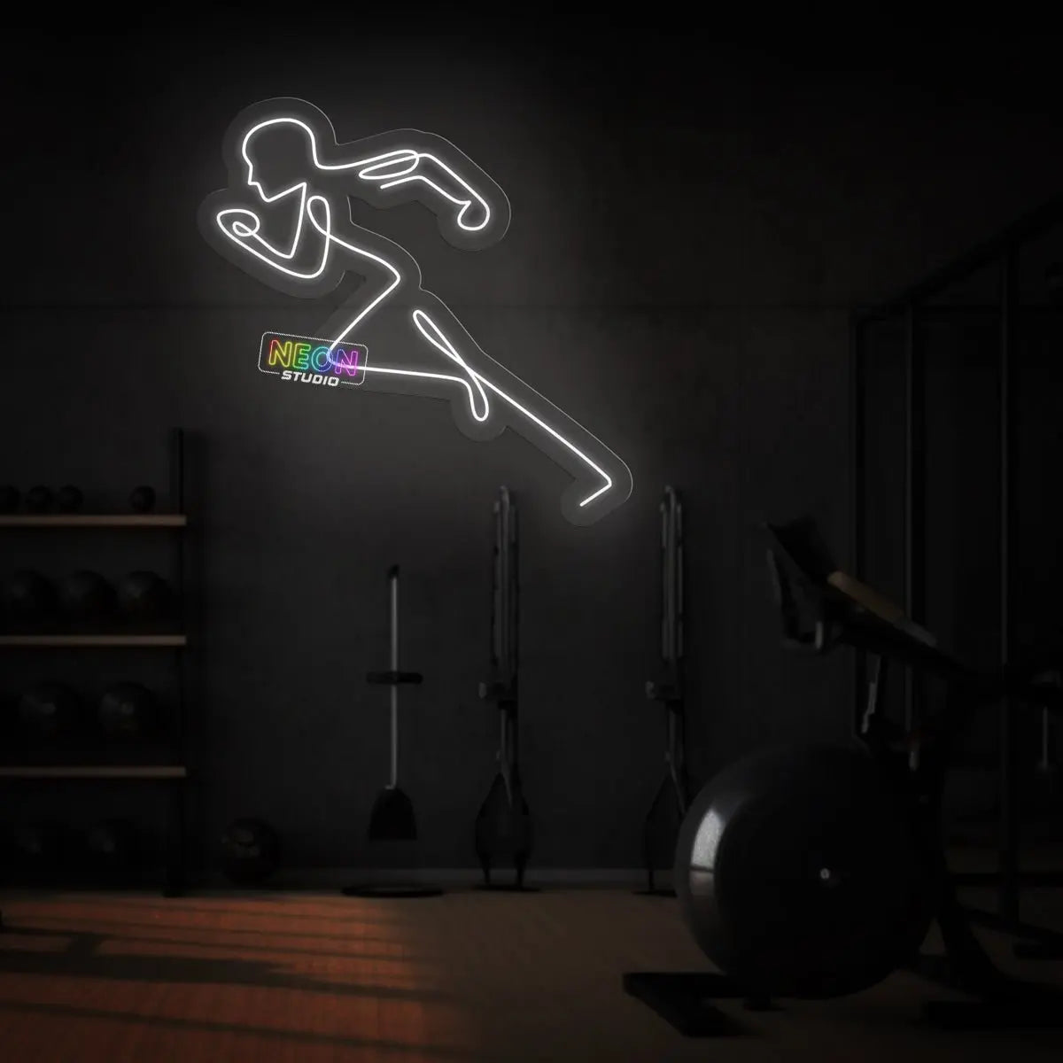 Running Man! neon sign