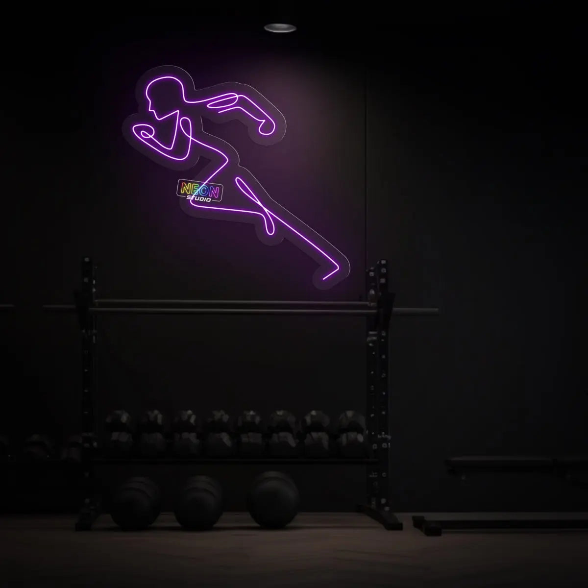 Running Man! neon sign