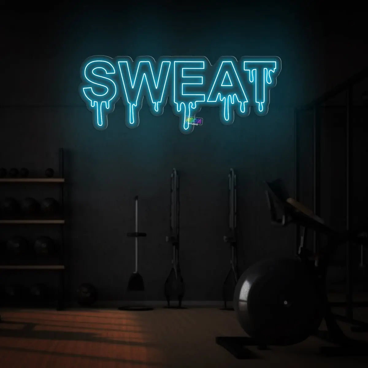 SWEAT! neon sign