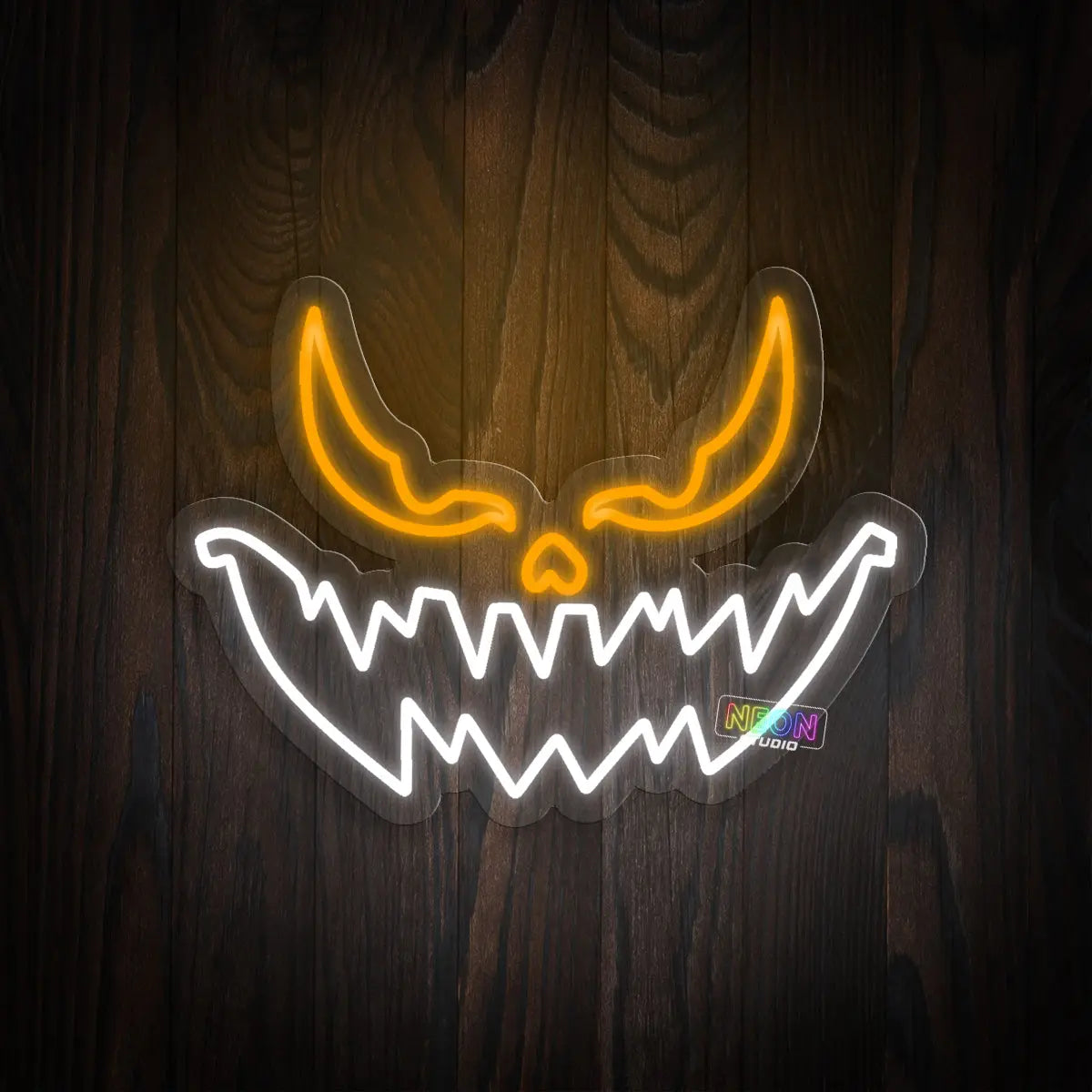 Scary Pumpkin neon sign