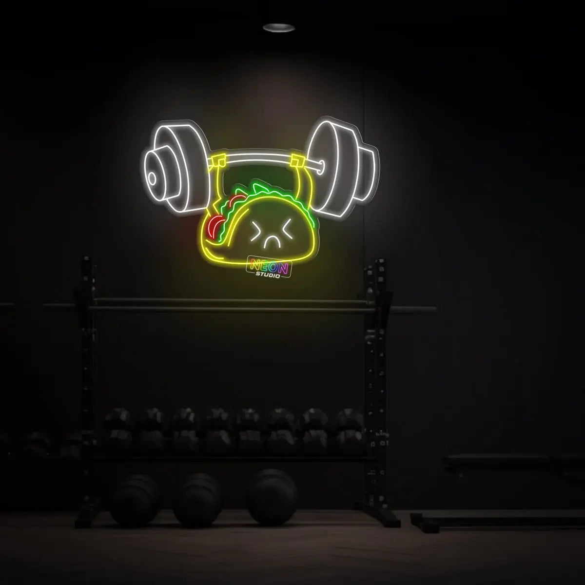 Tacos lifting! neon sign