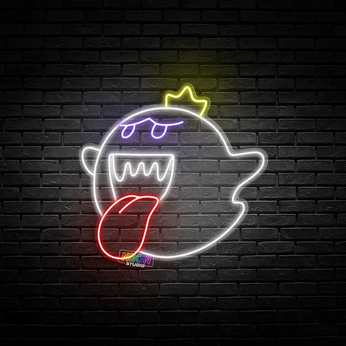 The Ghost King neon sign