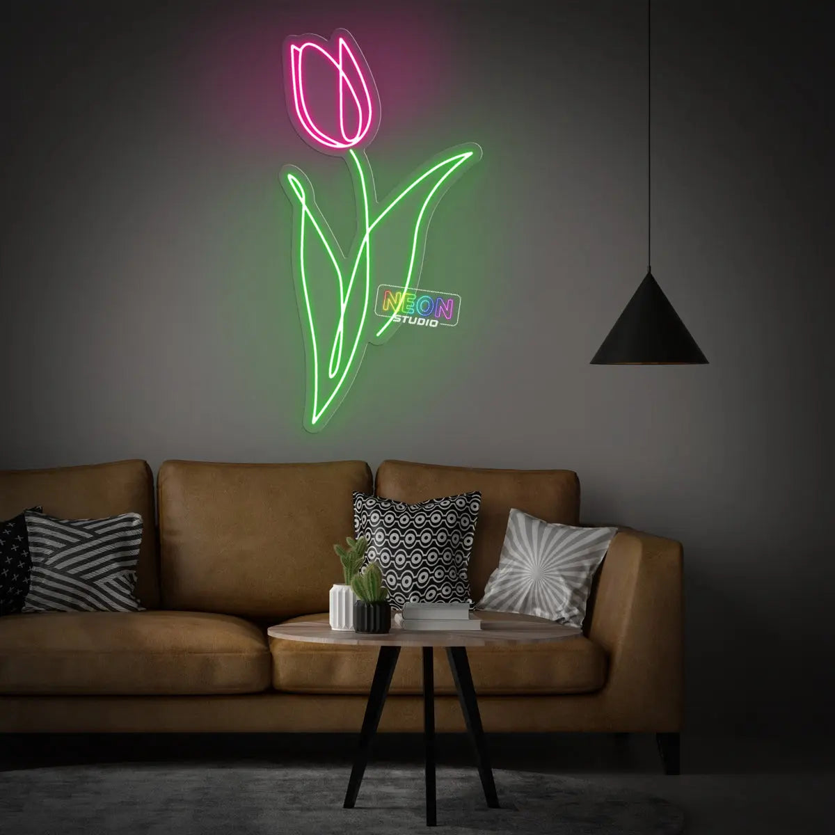 Tulip neon sign