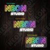 Bubble tea neon skylt