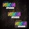 Colorful and cute Sushi neonskylt