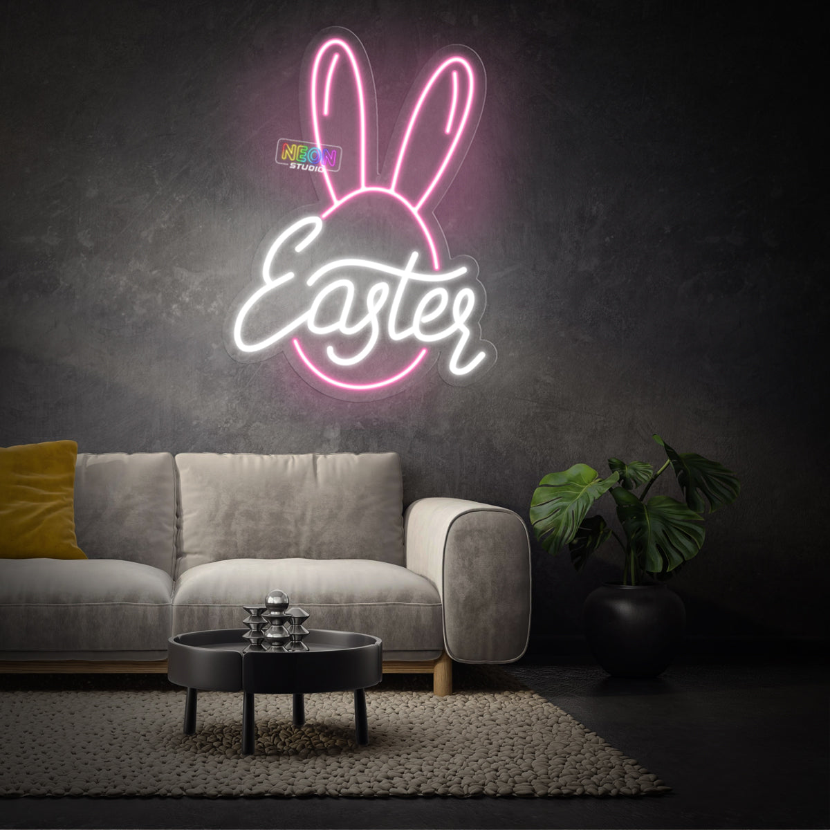 Easter Bunny neonskylt