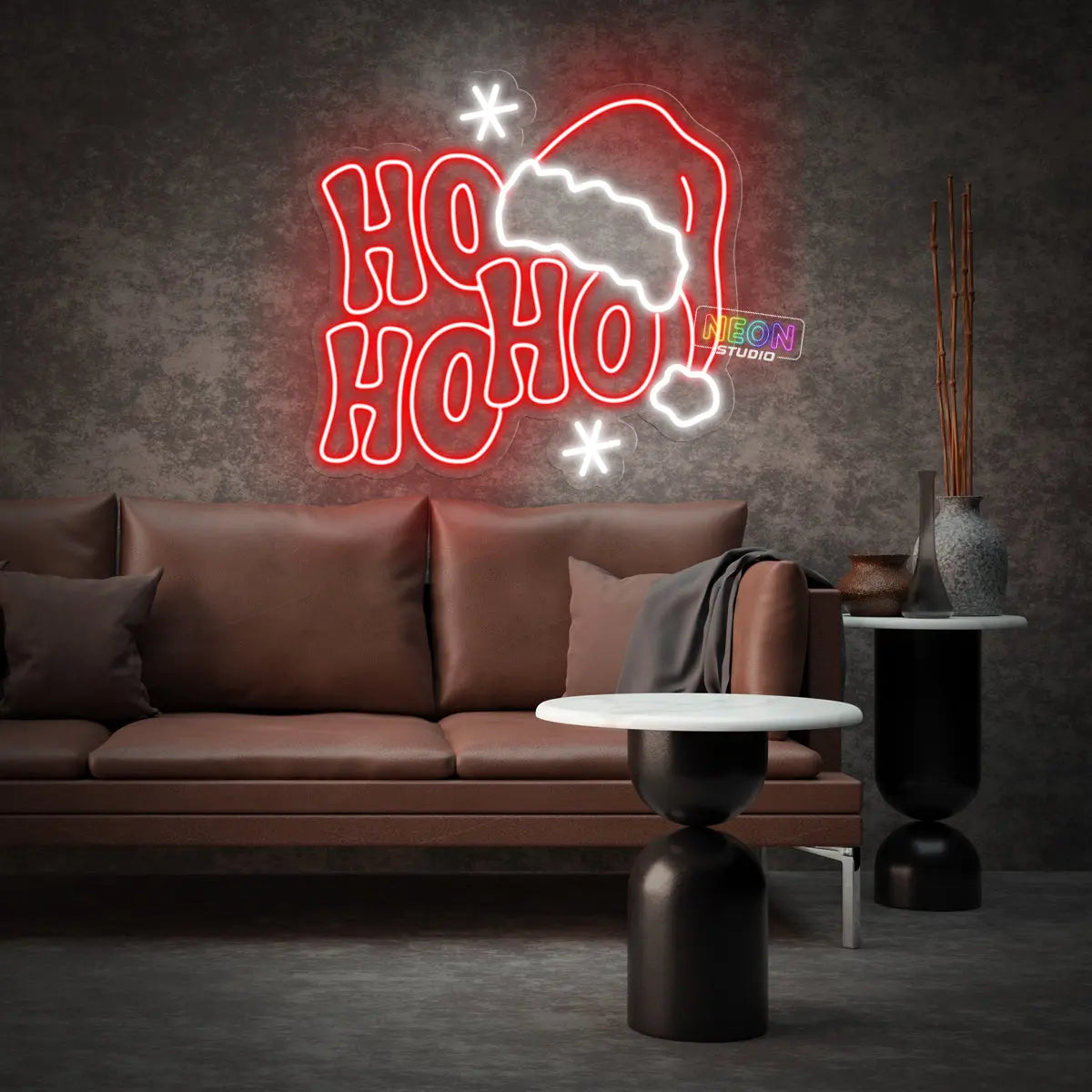 HoHoHo Chrismas! neonskylt